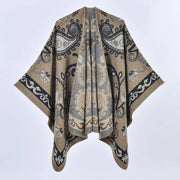 Sciarpa spessa con motivo paisley retr¨°