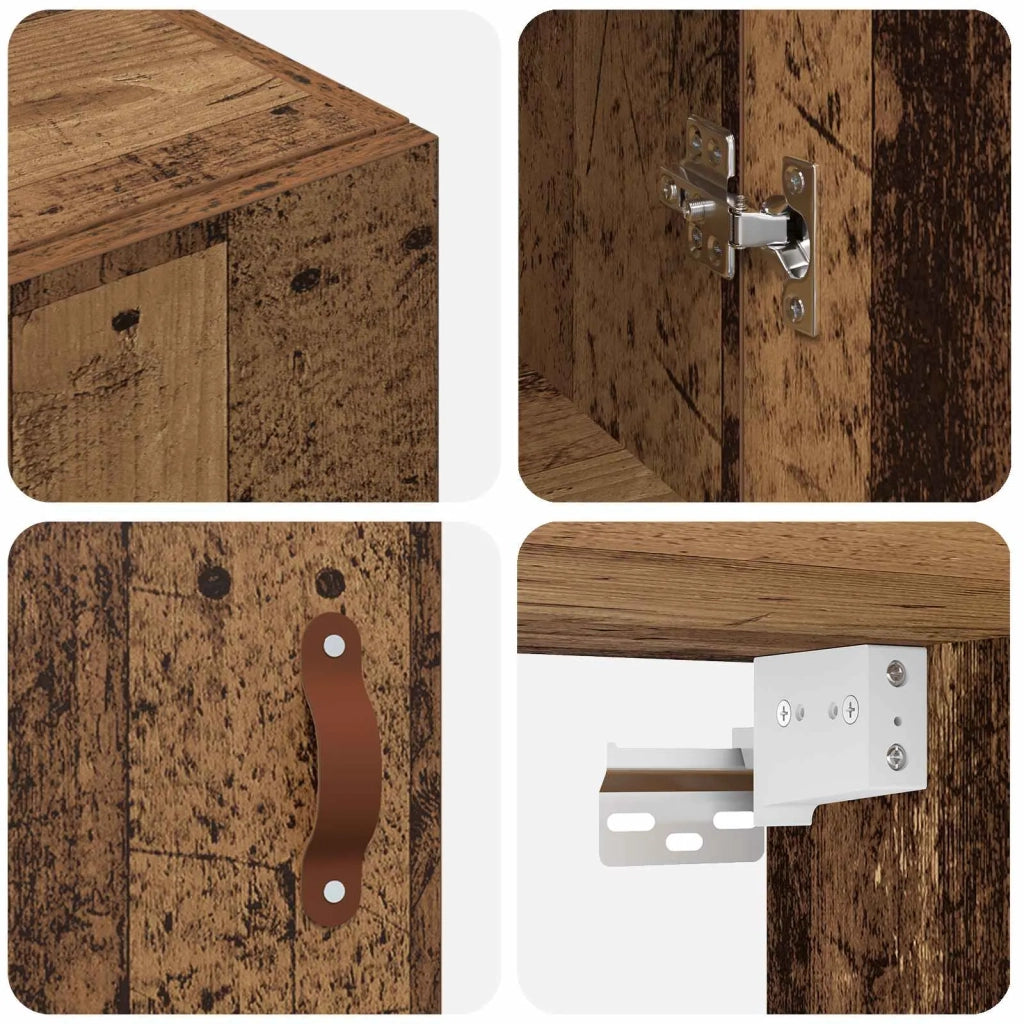 Armadietto a muro Legno vecchio 69,5 x 34 x 90 cm 879507