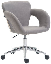 Sedia da ufficio Edison tessuto grigio