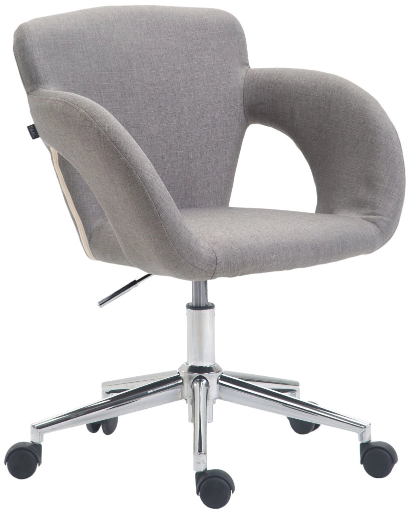 Sedia da ufficio Edison tessuto grigio