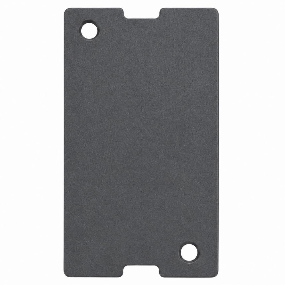 Placa di chiusura in alluminio grafite per supporto testa palo