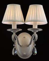 Lampada da parete Elegant in Metallo Brionia Beige