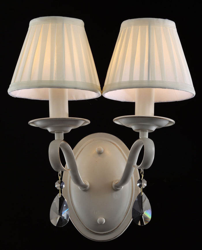 Lampada da parete Elegant in Metallo Brionia Beige