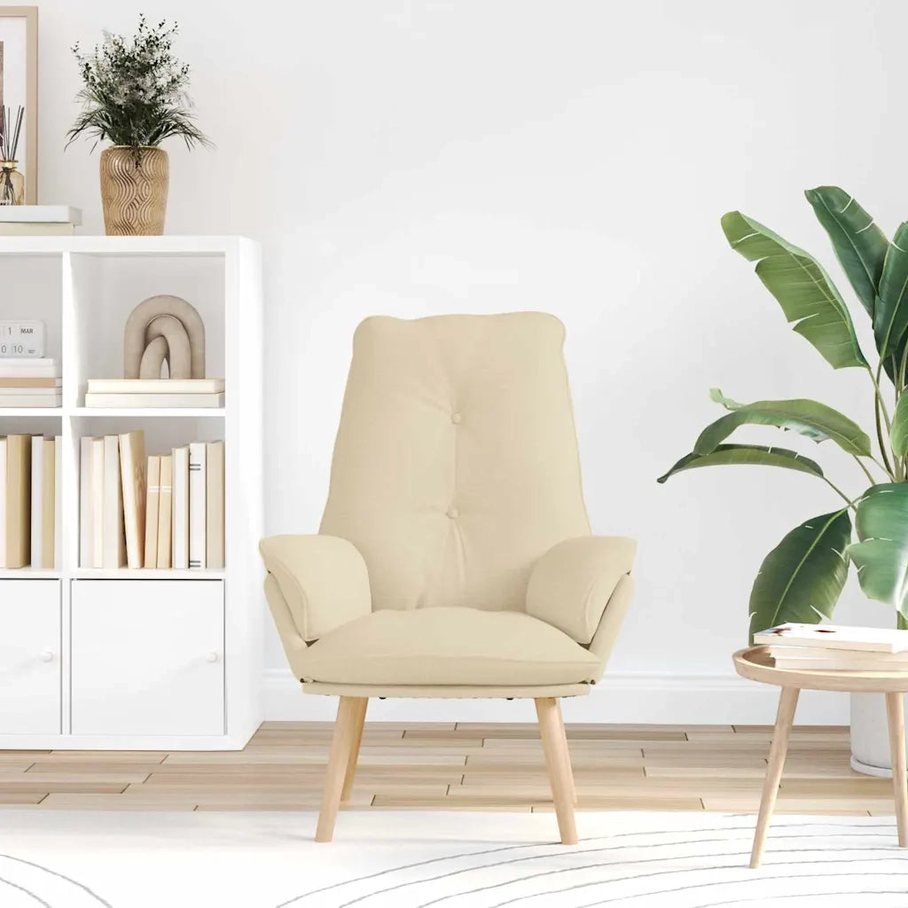 poltrona Crema 69 x 74 x 93 cm Tessuto e compensato 42001857