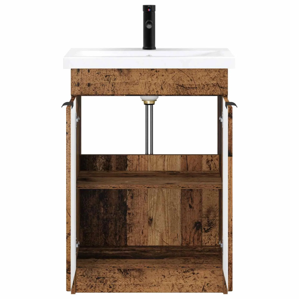 Set di mobili per il bagno Legno antico 56 x 37,5 x 81 cm 3404152
