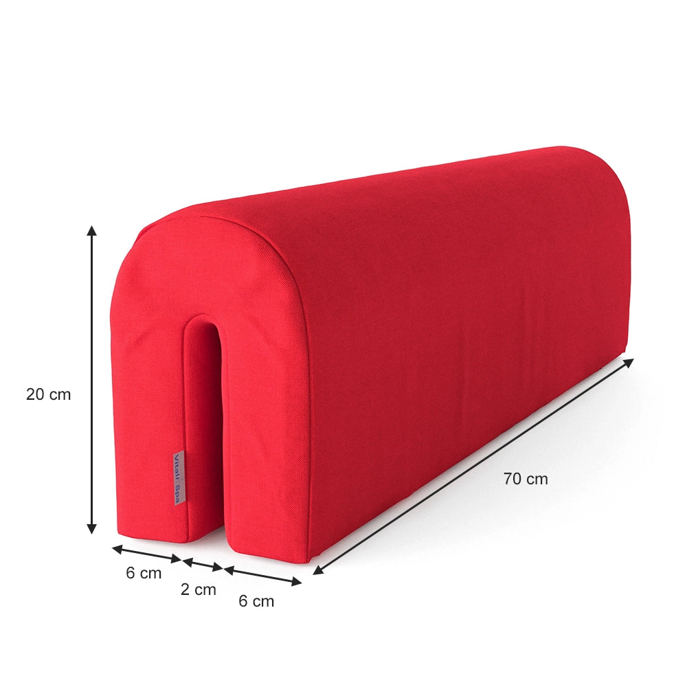 Vitalispa Protezione del letto Rosso 70 x 20 cm