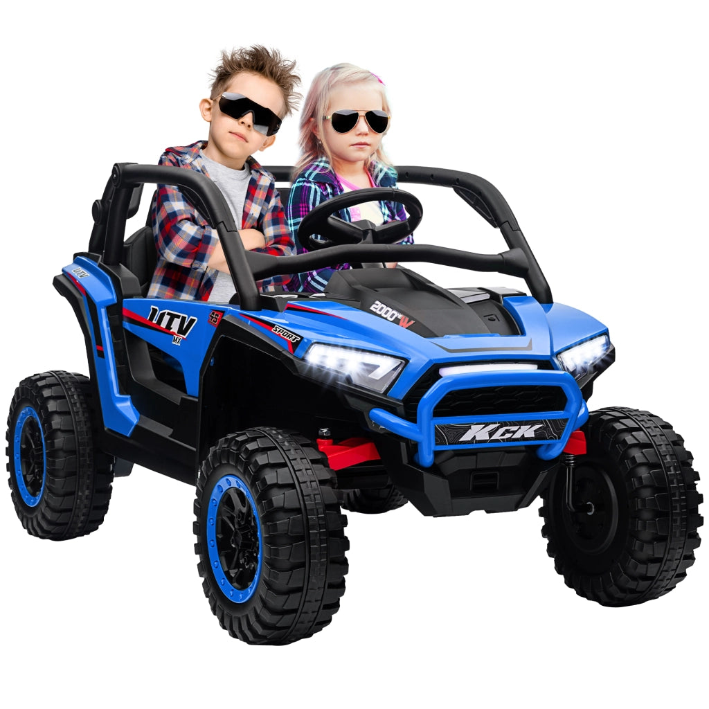 Macchina Elettrica per Bambini ¨C Zephmum ¨C Blu, Telecomando, 24V