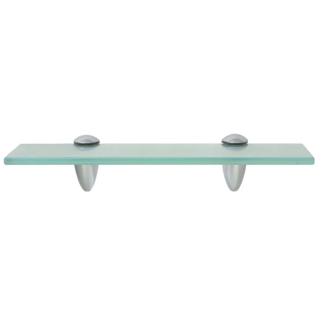 Mensola in vetro di design da parete 30 x 10 cm spessore 8 mm 2702119/2