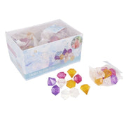 Trade Shop - Set 10 Cubetti Ghiaccio Colorati Freezer Cocktail Riutilizzabili Forma Diamanti -