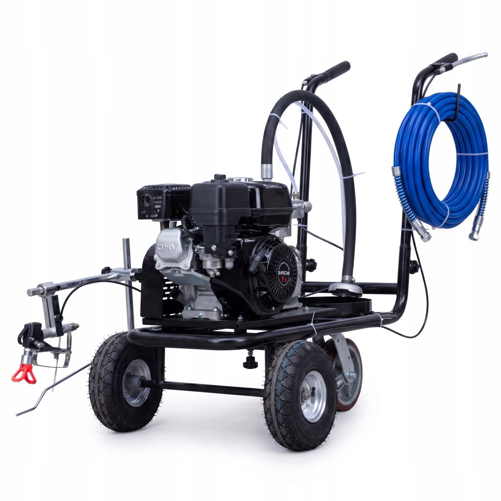 Traccialinee Stradale LineMark Pro LM10 – Pompa Membranica 20 MPa | 10 L/min | 1 Pistola | Verniciatura Professionale