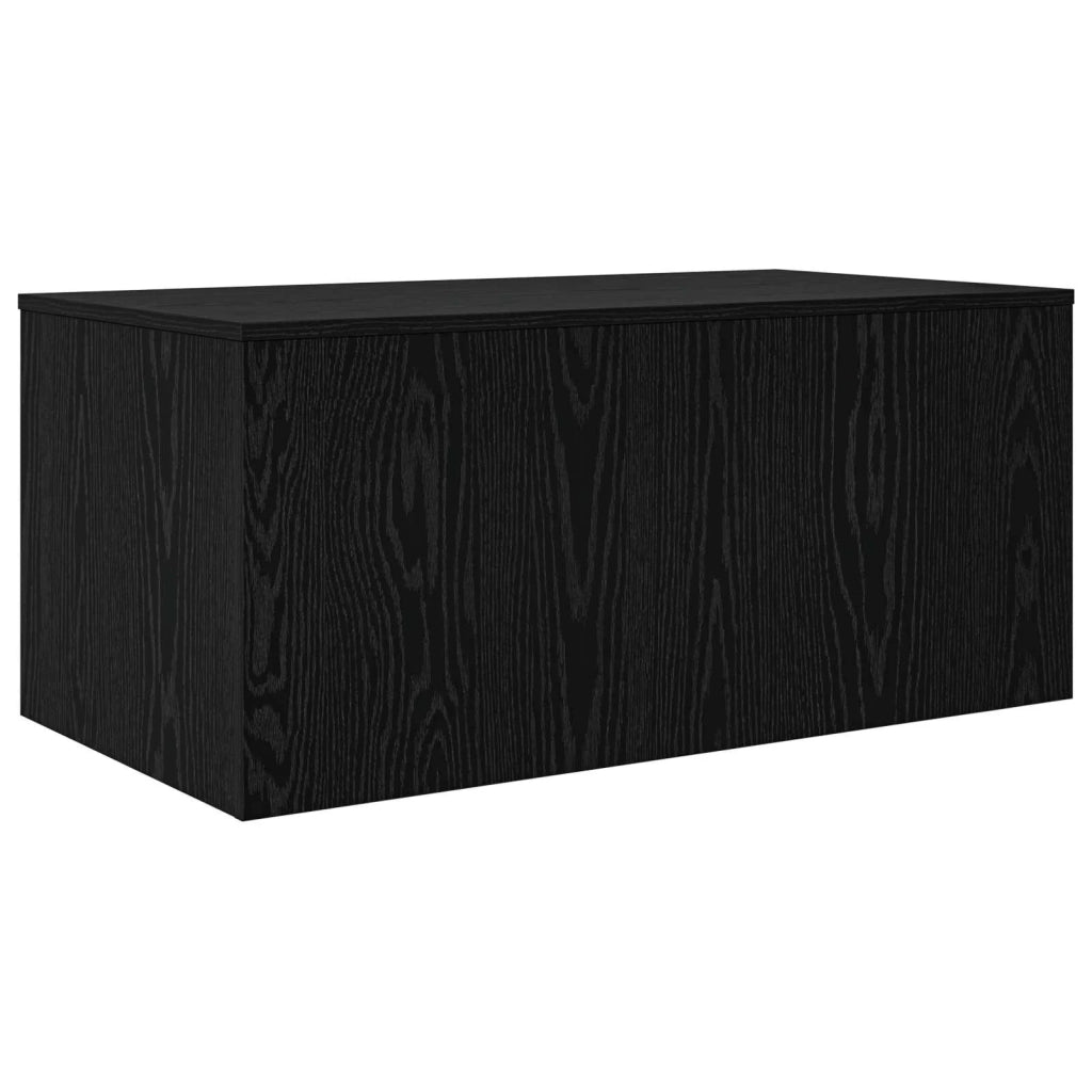 Set di Tavolini da Caffè 2 pcs Rovere Nero Legno multistrato 8000261