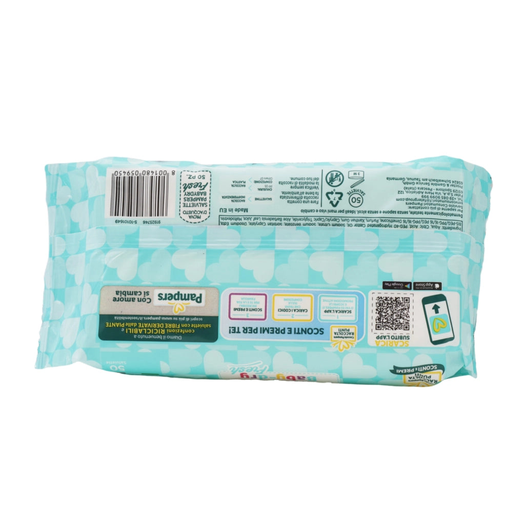 PAMPERS SALVIETTE UMIDIFICATE BAMBINI BABY FRESH 250 PZ