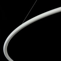 Lampada pendente Modern in Metallo Nola Bianco