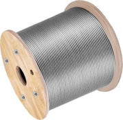 Cavo in acciaio inossidabile - 150m - T316 - 1/8 - Acciaio inossidabile resistente all'usura