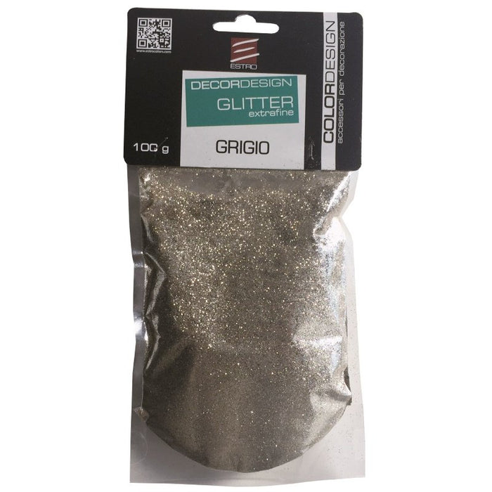 GLITTER GRIGIO 100 GR