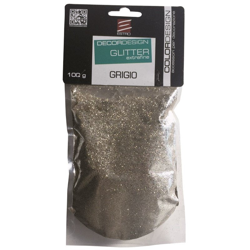 GLITTER GRIGIO 100 GR