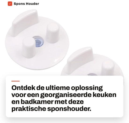 Organizzatore per Saponi - 2 Pezzi - per Cucina/Bagno - Auto-Sciacquante - Materiale ABS - Spazio Risparmiato