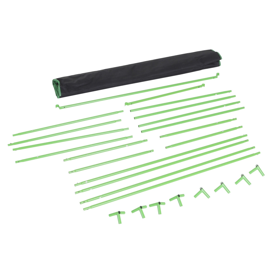 Serra Idroponica in Mylar con Prese d'Aria Regolabili per Coltivazione da Interno, 120x60x150cm, Nero