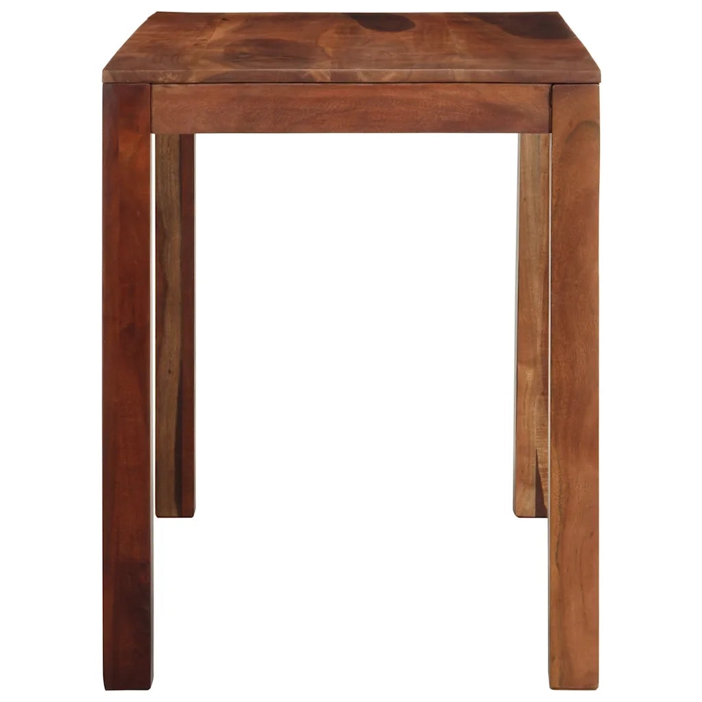 Tavolo da Pranzo 120x60x76 cm in Legno Massello di Acacia