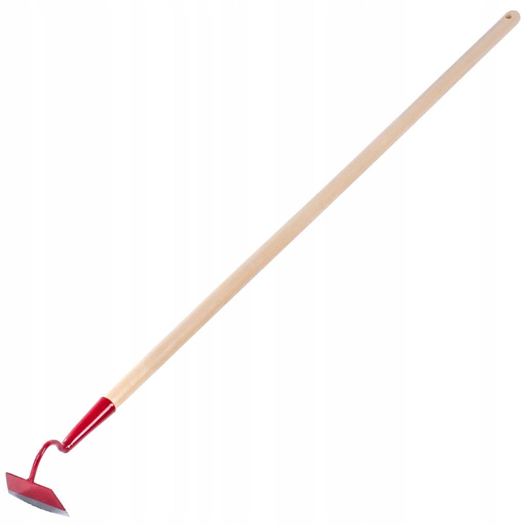 Zappa da giardino forgiata KADAX da 10 cm per estirpare le erbacce, con manico in legno.