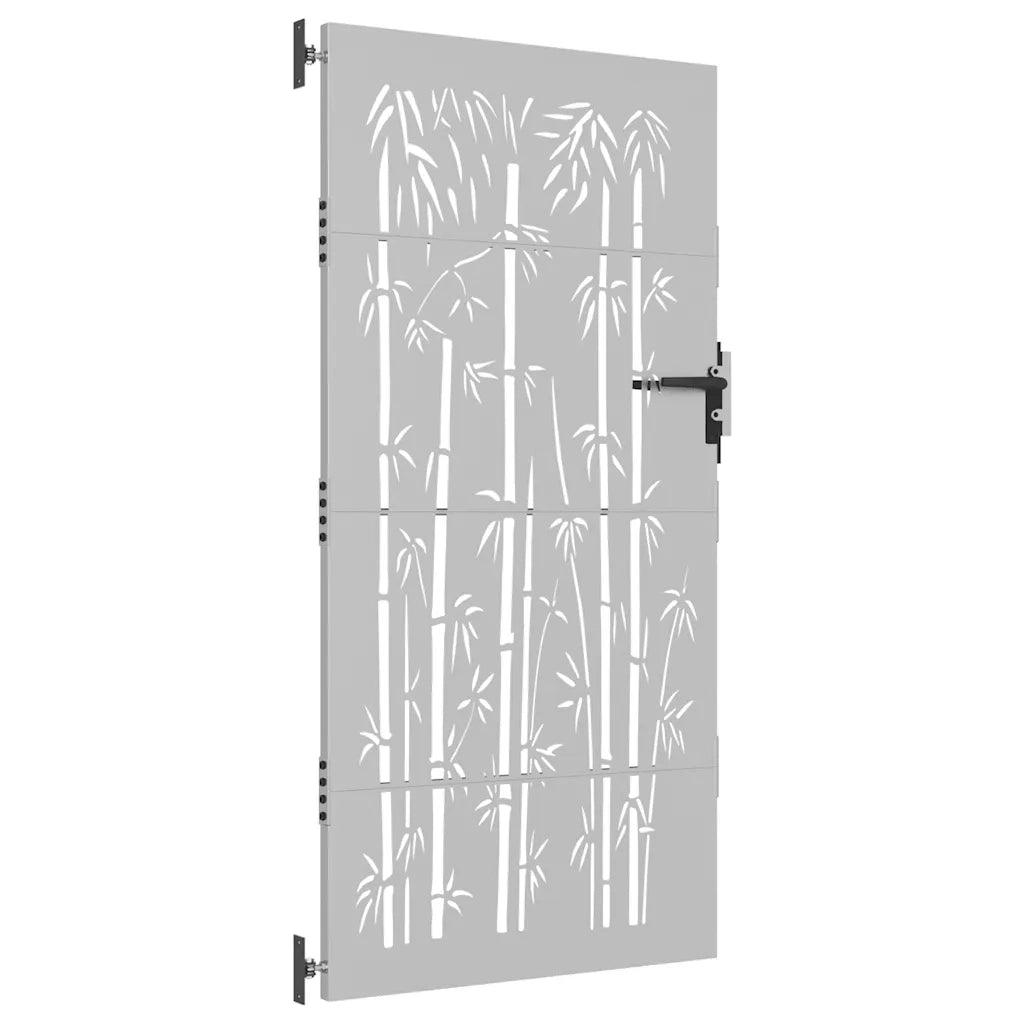 Cancello da Giardino 85x200 cm in Acciaio Corten Design BambÃ¹