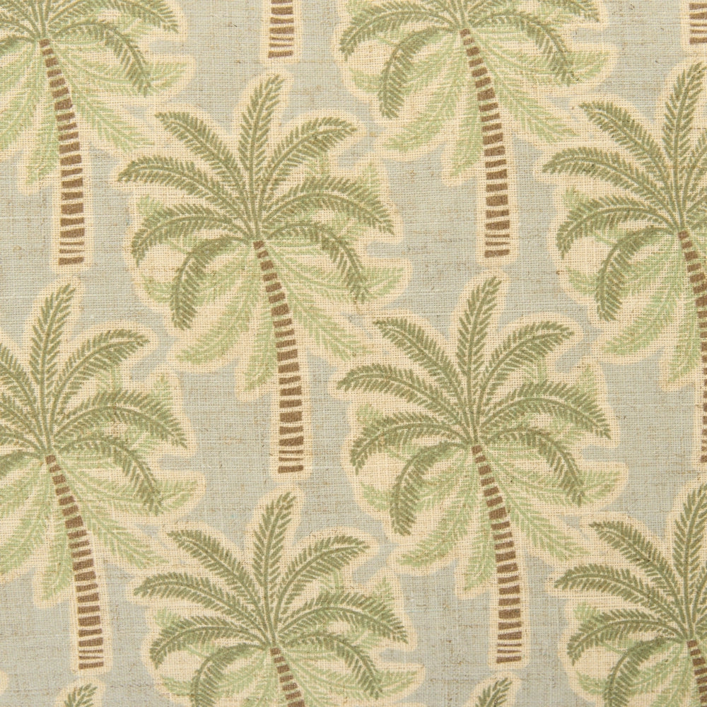 Set di 3 cuscini decorativi da esterno, misto poliestere e lino, beige e verde accessori decorativi da giardino