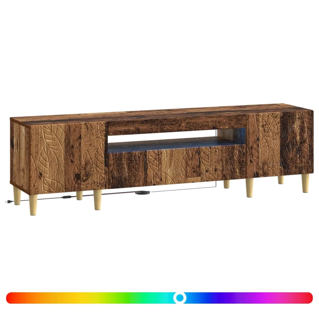Mobile TV LED Legno antico Legno ingegnerizzato 897133