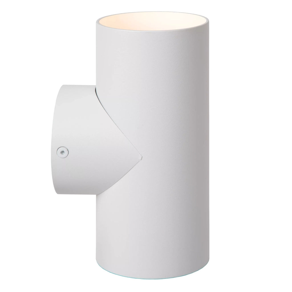 Applique tubolare bianca in alluminio BONDI 2xGU10 50W Lucide