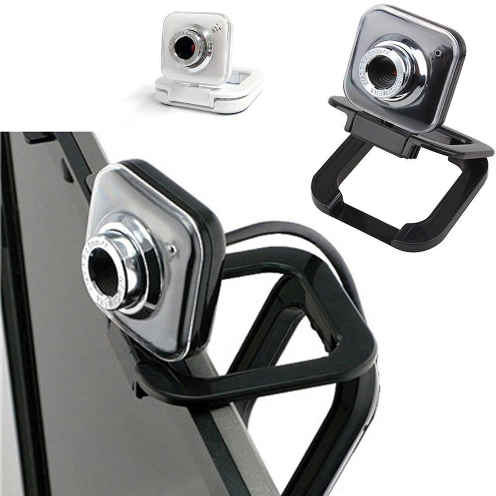 Trade Shop - Mini Webcam Per Pc Usb 2.0 Ad Alta Definizione Girevole 360° 20000k -