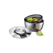Gefu 28160 Speed Wing Centrifuga per insalata 5L in acciaio inossidabile colore Acciaio inox