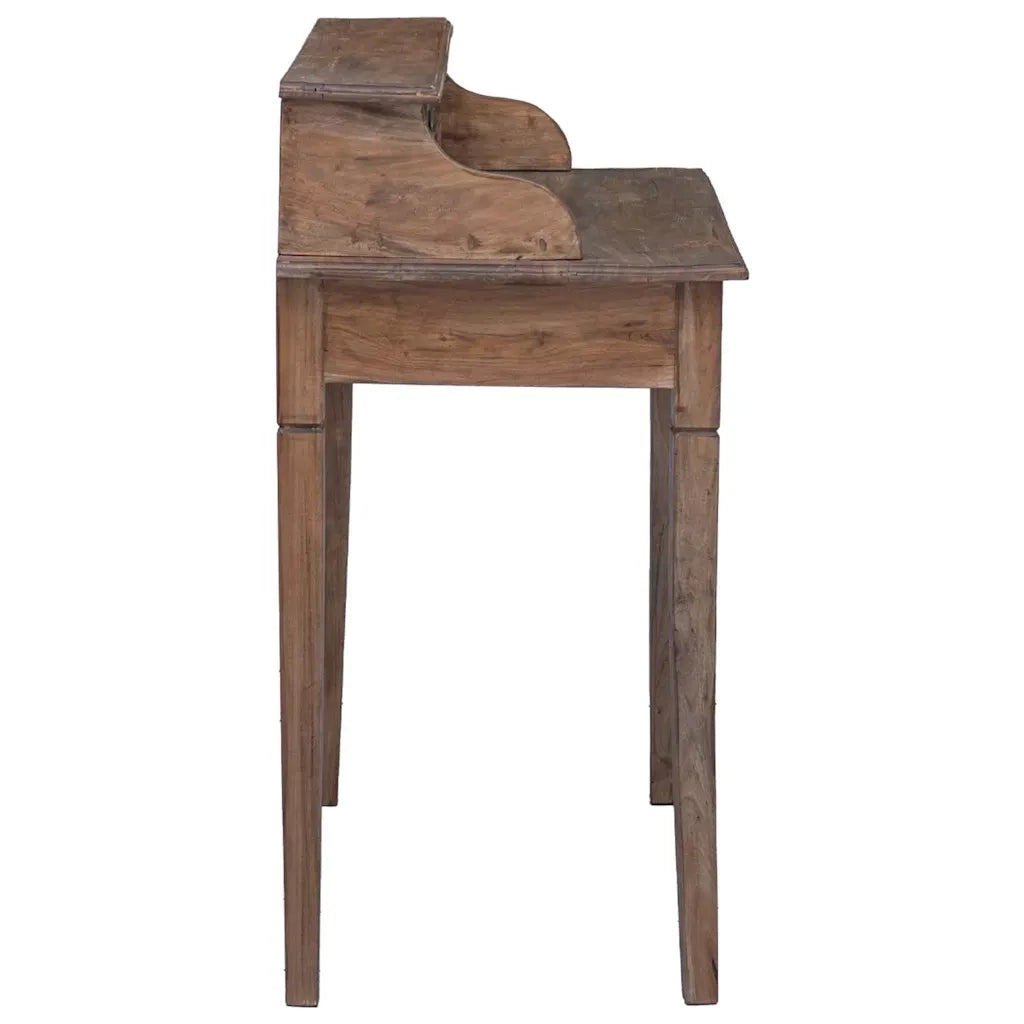 Scrivania con Cassetti 90x50x101 cm in Legno Massello di Mogano 283912
