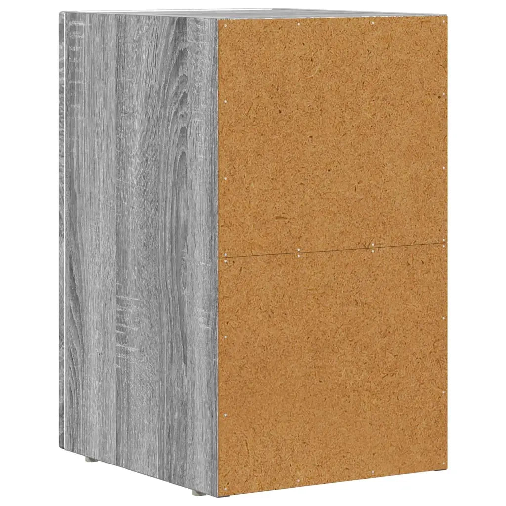 Comodino ELST Grigio Sonoma 29,5 x 33,5 x 50 cm 891236