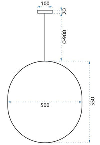 Lampada APP967-1CP Black