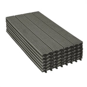 Set di Pavimentazione Esterna con Sistema di Chiusura a Clic - Pacchetto da 6 - Resistente alle Intemperie e Solido - Paving Esterno, Paving - 30x60x2 cm - Grigio Chiaro