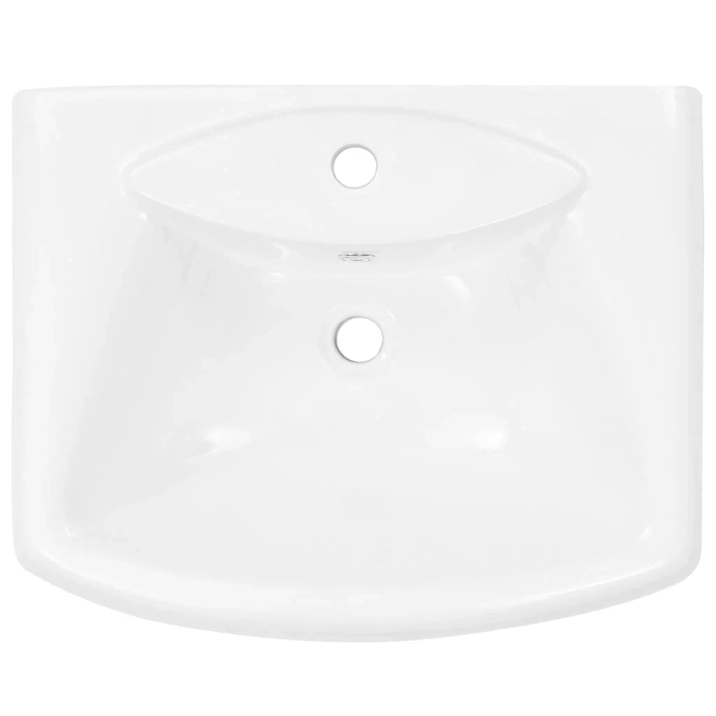 Lavabo freestanding con piedistallo 58 x 47 cm ceramica bianca 02_0002569