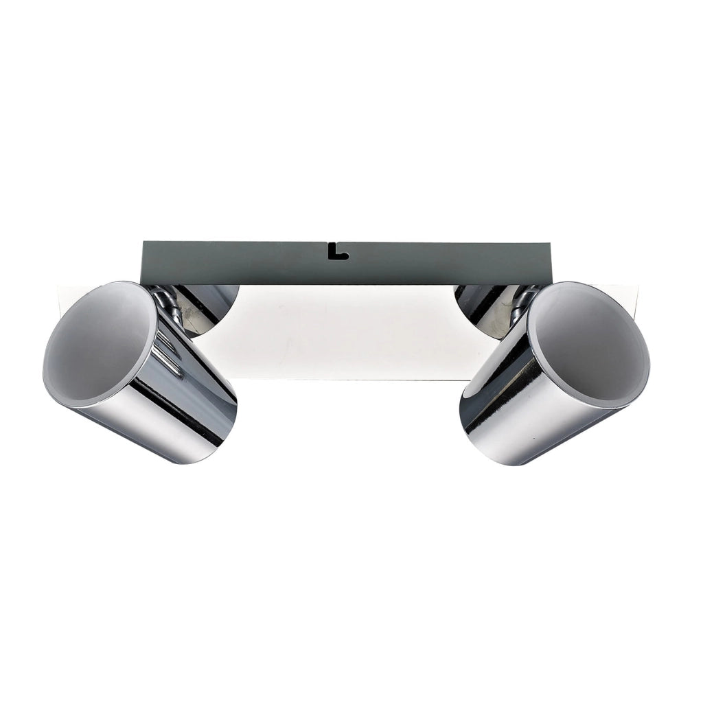 Italux Elmira lampada parete/soffitto LED 2 luci cromo