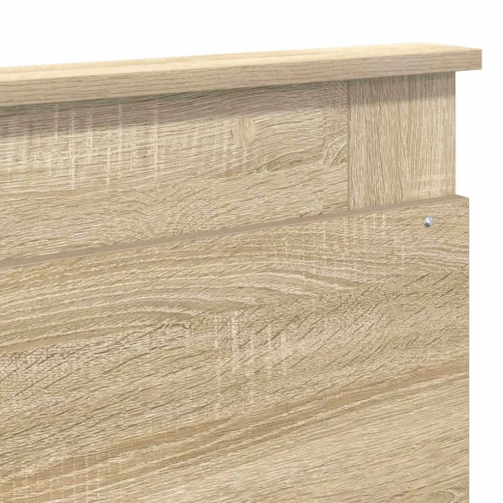Testiera con testiera Rovere Sonoma 200 cm Legno multistrato