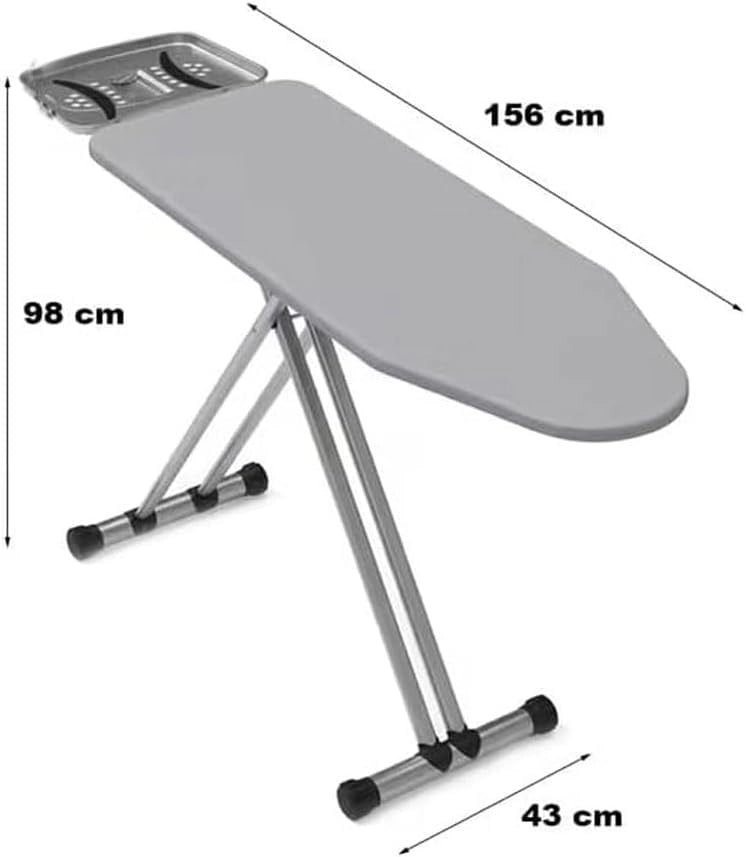 Tavolo Asse da Stiro Mondo con Spina e Filo Caldaia 125 x 42 cm HYTAMA