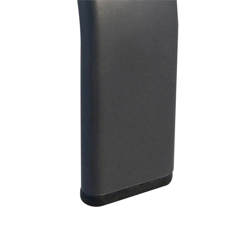 TAVOLINO MODERNO PIANO IN VETRO TEMPERATO, TAVOLO DA GIARDINO ESTERNO METALLO 68.5X68.5X84CM GRIGIO