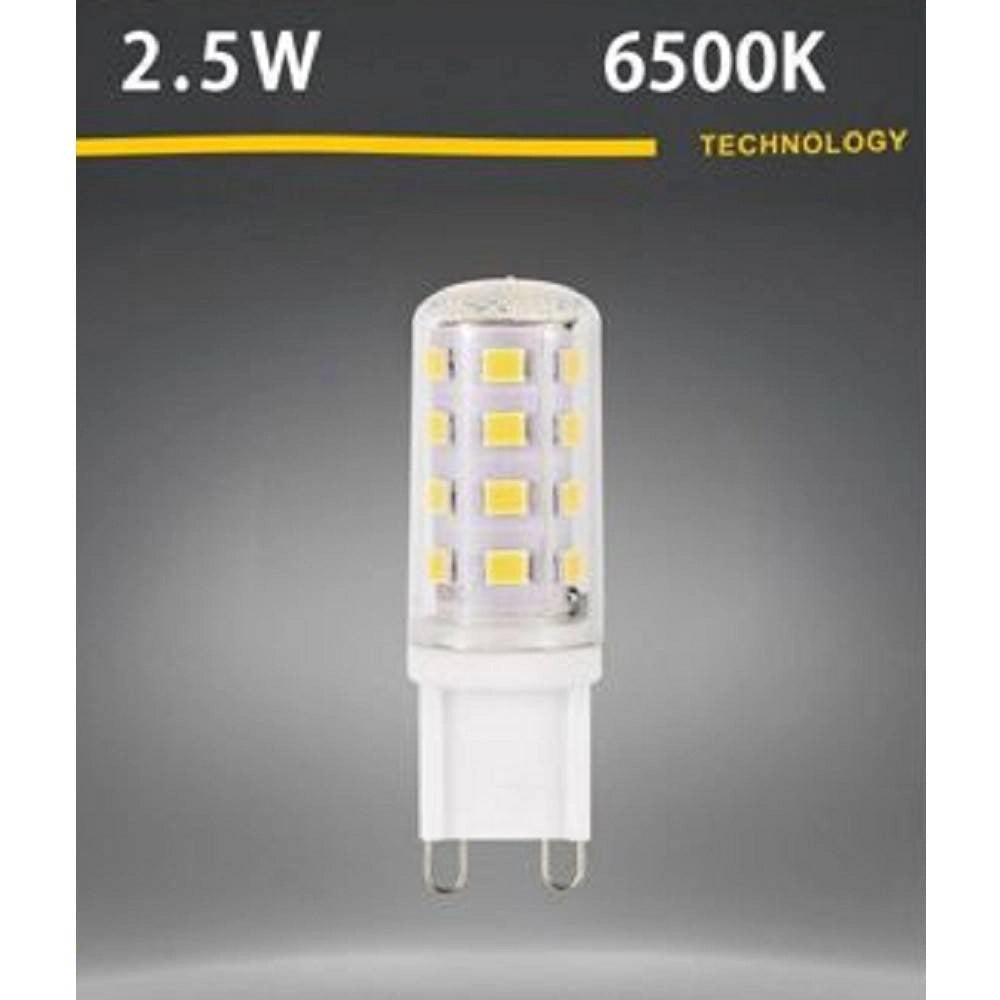 Trade Shop - Lampadina Led G9 Spotlight 2.5w Tubolare Luce Calda Fredda Naturale 250lm G9-2.5w -