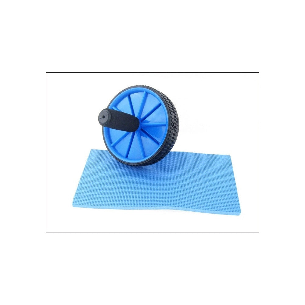 Trade Shop - Attrezzo Ruota Per Allenamento Muscoli Addominali Plank Palestra Fitness -
