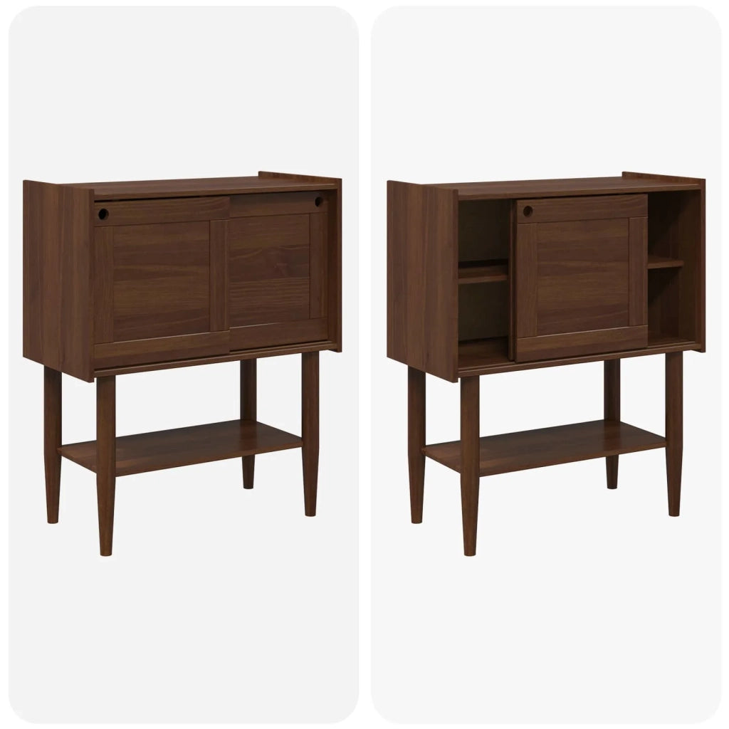 Tavolo consolle BILBAO Caramello scuro 80 x 40 x 95 cm 42041336