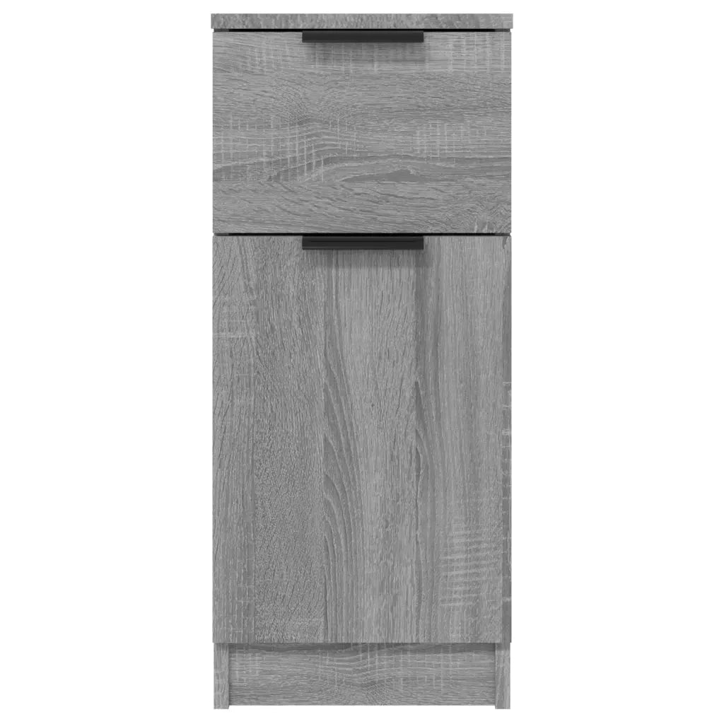 Credenza Grigio Sonoma 30x30x70 cm in Legno Multistrato 817002