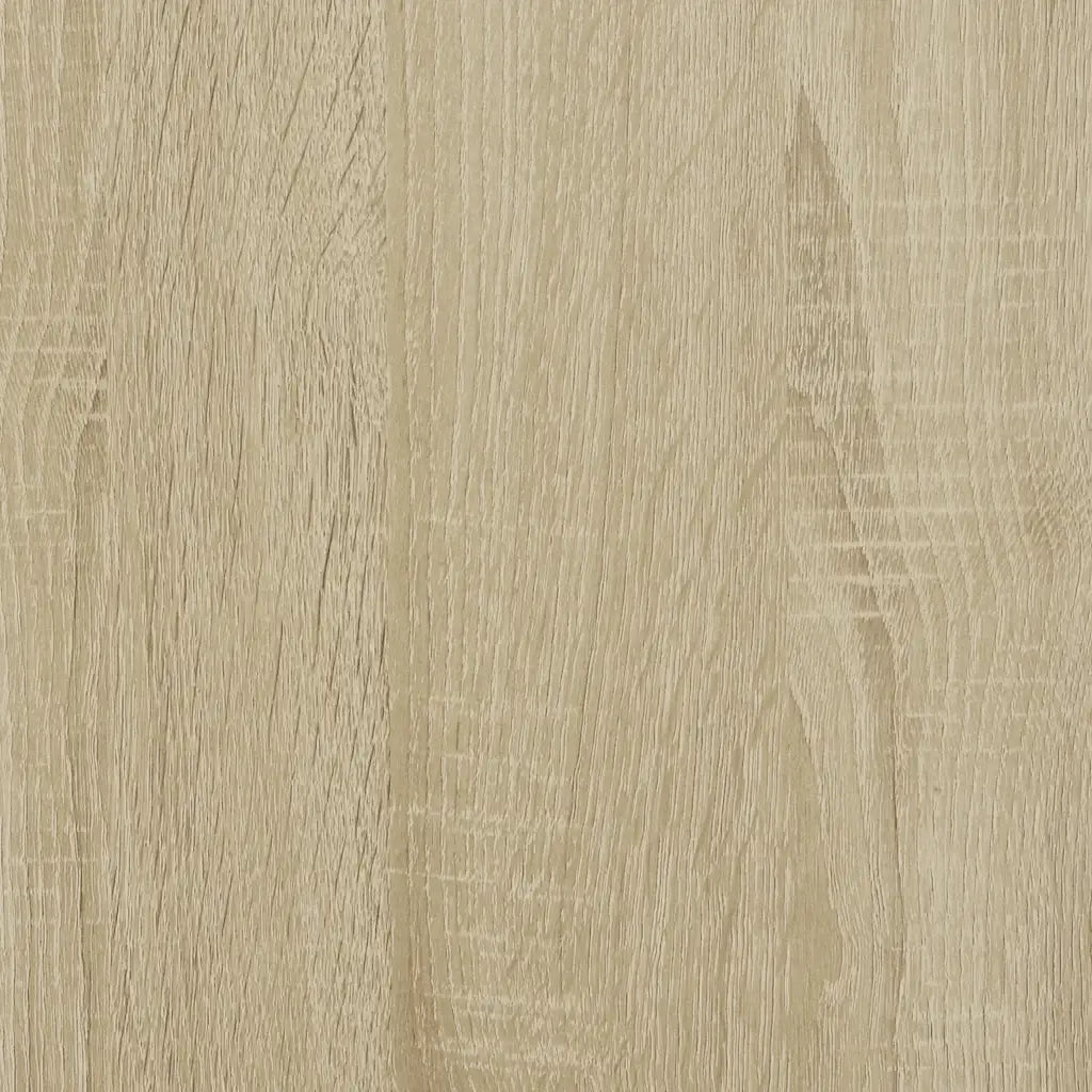 Comodino Rovere Sonoma 40x31x50 cm Legno Multistrato e Metallo 848701