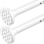 Barra per tenda telescopica extra lunga bianca 205-260 cm - Senza perforazione necessaria - Asta per abbigliamento asta per tenda da doccia - Camera da bagno camera da letto