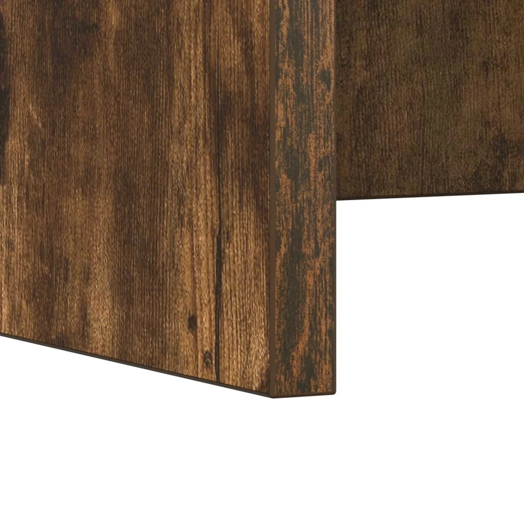 Scrivania a parete Rovere fumé 60 x 45 x 30 cm 891388