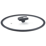 Berndes, Coperchio in Vetro Balance, 30 cm, Bordo Silicone Nero