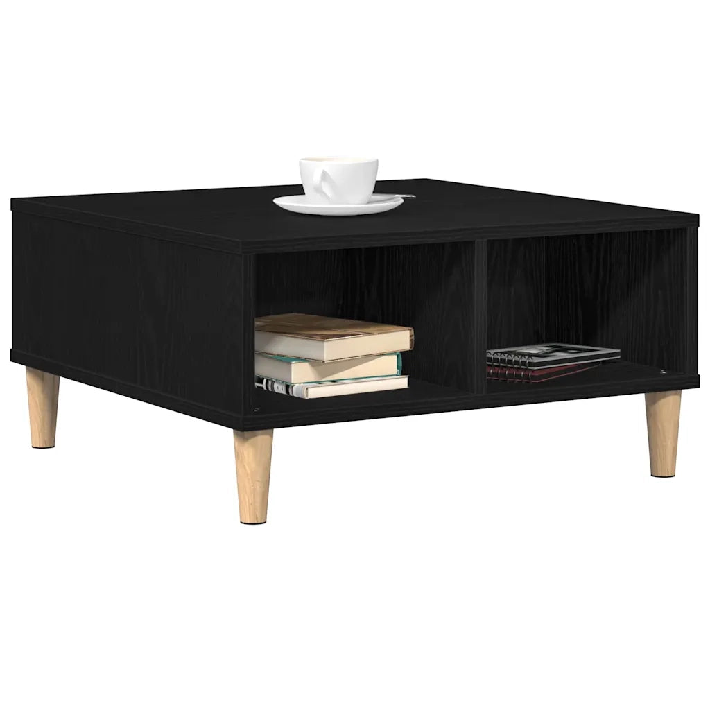 Tavolino da salotto Rovere Nero 60 x 60 x 30 cm 862586