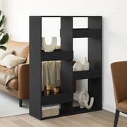 Divisorio Ambienti | Divider per stanze | Paravento Nero 100x33x135 cm in Truciolato