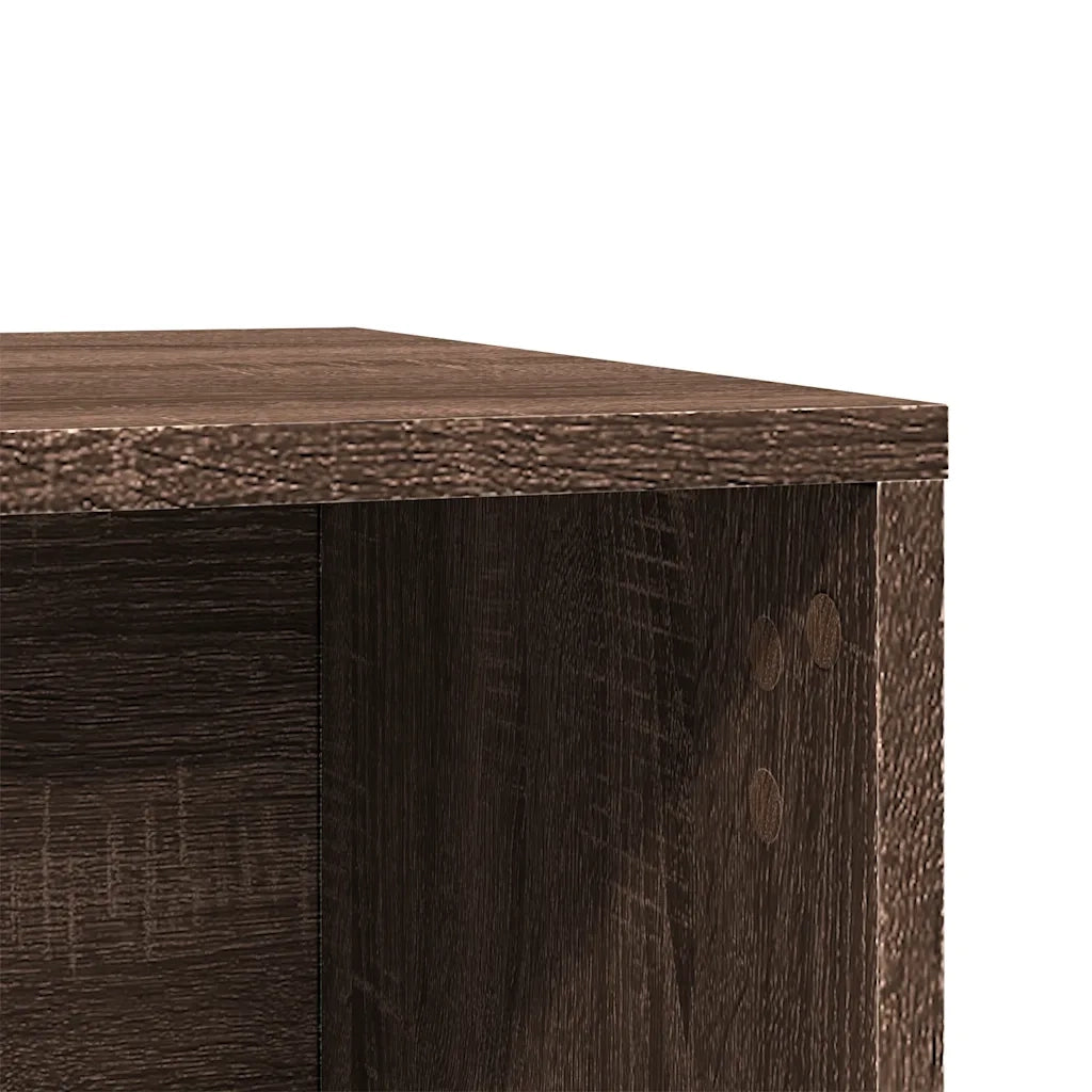 Recinto Lettiera Gatti Rovere Marrone 60x40x40 cm in Truciolato